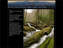 Tablet Screenshot of coldspringsranch.net